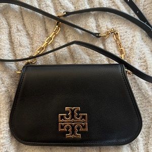 Tory Burch Black Leather Crossbody Bag